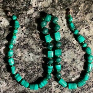 Genuine Malachite Necklace